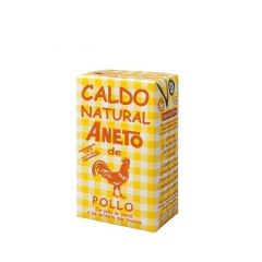 ANETO 100 % Natural Chicken Broth 1 L/33.83 Fl.Oz