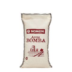 NOMEN Bomba Rice from Ebro Delta, Extra Quality, packed in cotton bag 500 g