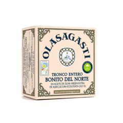 Olasagasti White Tuna (Bonito del Norte) in Organic Extra Virgin Olive Oil 4.23 oz (120 g)