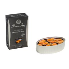 Ramon Pena Silver Mussels in Pickled Sauce (16/20) 15 x 110 g (3.88 Oz)