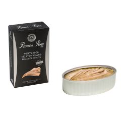 Ramon Pena Silver Yellowfin Tuna (Atun Claro) belly in Olive Oil 110 g (3.88 Oz)