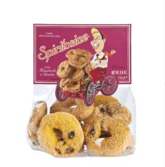 Spinosi Spiritosine Cookies with Almond and Raisins 8.8oz (250 g).
