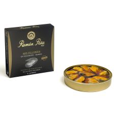 Ramon Pena Gold Mussels in Pickled Sauce (8/10) 110g (3.88 Oz)