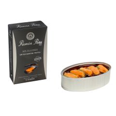 Ramon Pena Silver Mussels in Pickled Sauce (8/12) 15x110g ( 3.88 Oz)