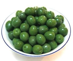 Whole Castelvetrano green olives