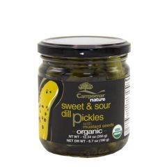 Campomar Nature Organic sweet & Sour Dill Pickles