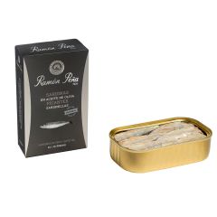 Ramon Pena Silver Small sardines in hot Olive Oil (12/16) 115g (4.07 Oz)