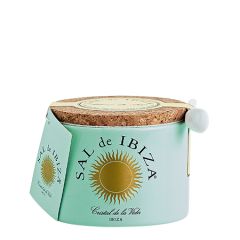 Sal de Ibiza. Fleur de Sel in Ceramic Jar. 28.35g (1oz).