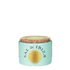 Sal de Ibiza. Fleur de Sel in Ceramic Jar. 28.35g (1oz).